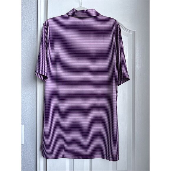 Saddlebred Performance Polo Shirt Mens Pink Short Sleeve Comfort Size medium - Picture 4 of 4